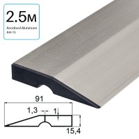 Alloid. Правило трапецевидное TR-2325, 2,5м