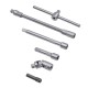Alloid Base. Набір головок 1/4", 47 предм. 4-14 мм.