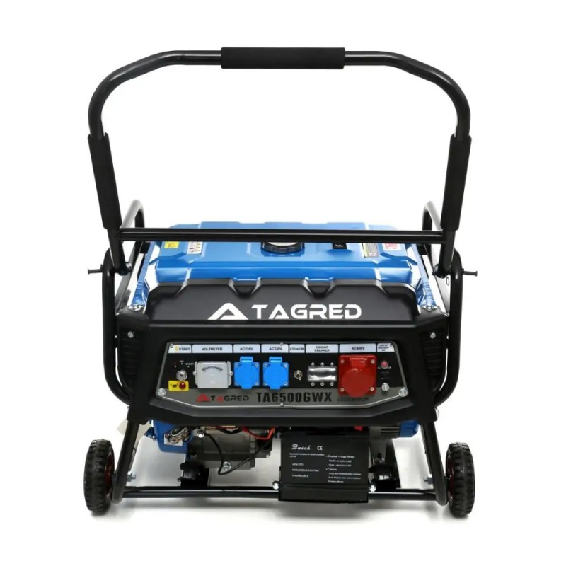 Бензиновий генератор TAGRED TA6500GWX 230/400 В, 6500 Вт з AVR