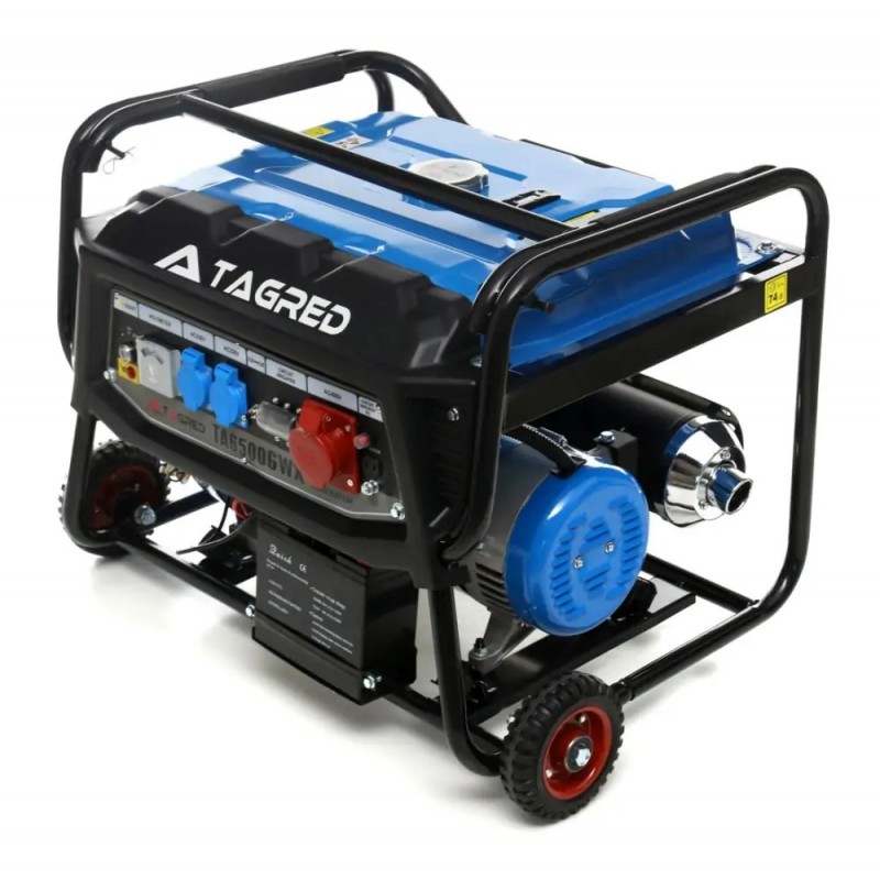 Бензиновий генератор TAGRED TA6500GWX 230/400 В, 6500 Вт з AVR