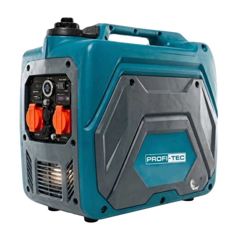 Генератор инверторный PROFI-TEC IGS4000E Silent, 3.3/3.5 кВт, 220V, Type-C+USB, START электростартер, ультратихий
