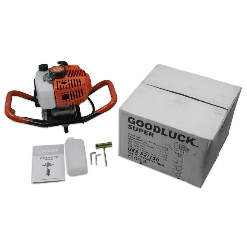 Мотобур Goodluck Super GEA 52/150 (у комплекті шнек 100х800мм, масло 2т)
