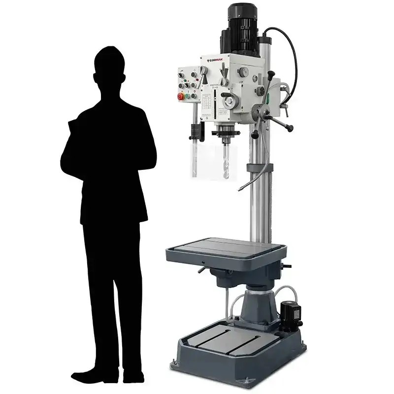 Промисловий редукторний свердлильний верстат CORMAK ZS-40B з автоподачею