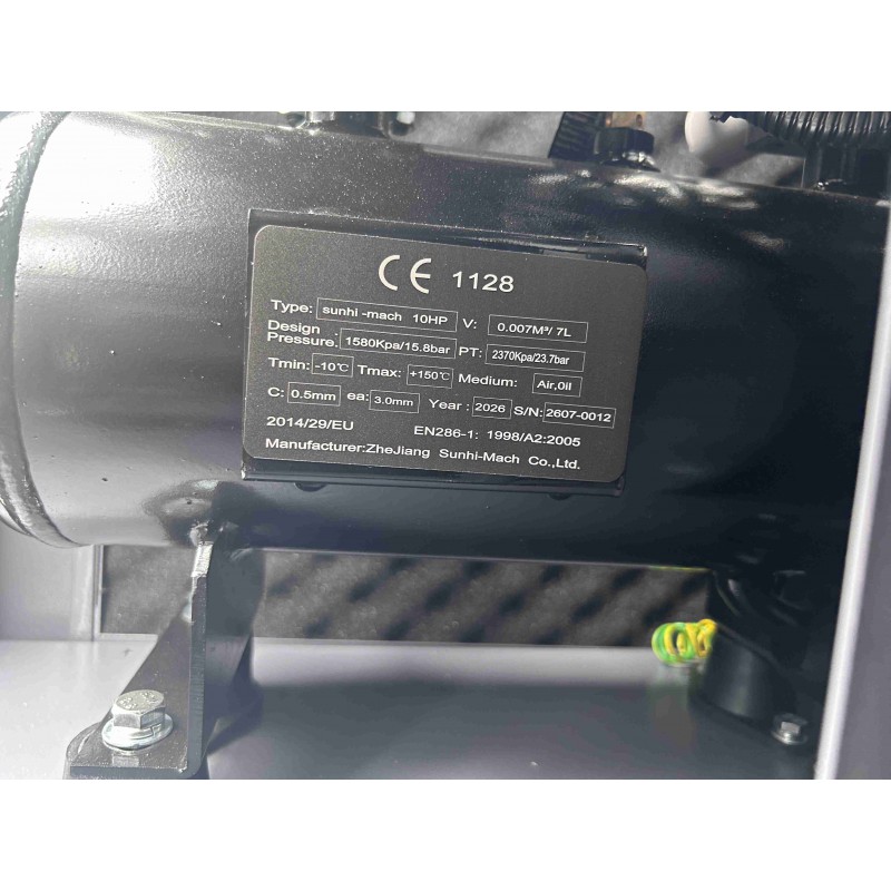 Гвинтовий компресор Mast GBE-10 Inverter (з ресивером 130 л)