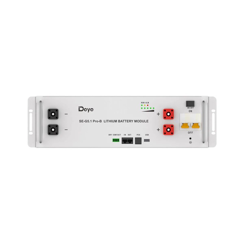 Модульний акумулятор Deye SE-G5.1Pro-B Battery Module: 51.2V 100AH - 5.12KWH