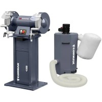 Двухдисковая шлифовальная машина CORMAK M300S с подставкой и аспирацией MDC750 400 В