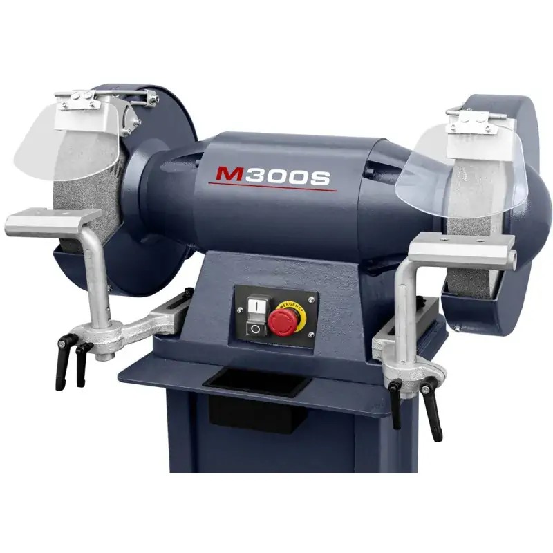 Двухдисковая шлифовальная машина CORMAK M300S с подставкой и аспирацией MDC750 400 В
