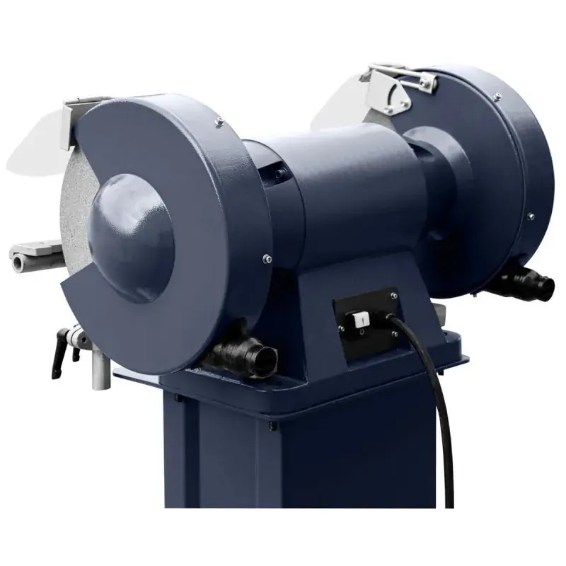 Двухдисковая шлифовальная машина CORMAK M300S с подставкой и аспирацией MDC750 400 В