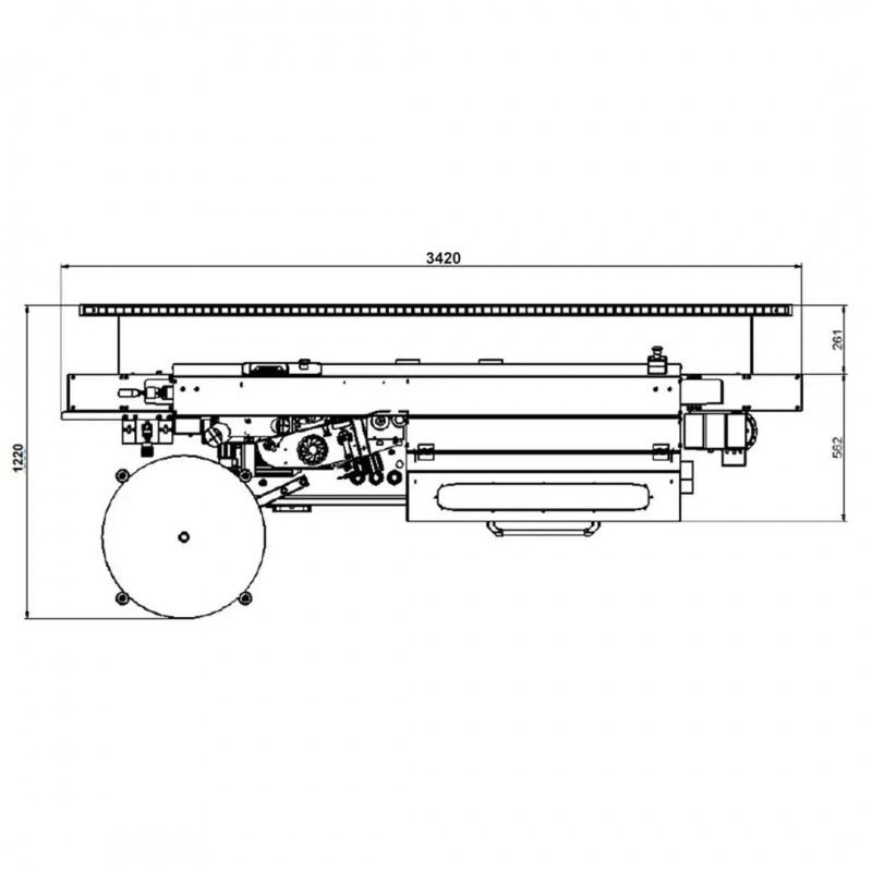 Автоматичний кромкооблицювальний верстат MAST Holztechnik KZM 6 TF5