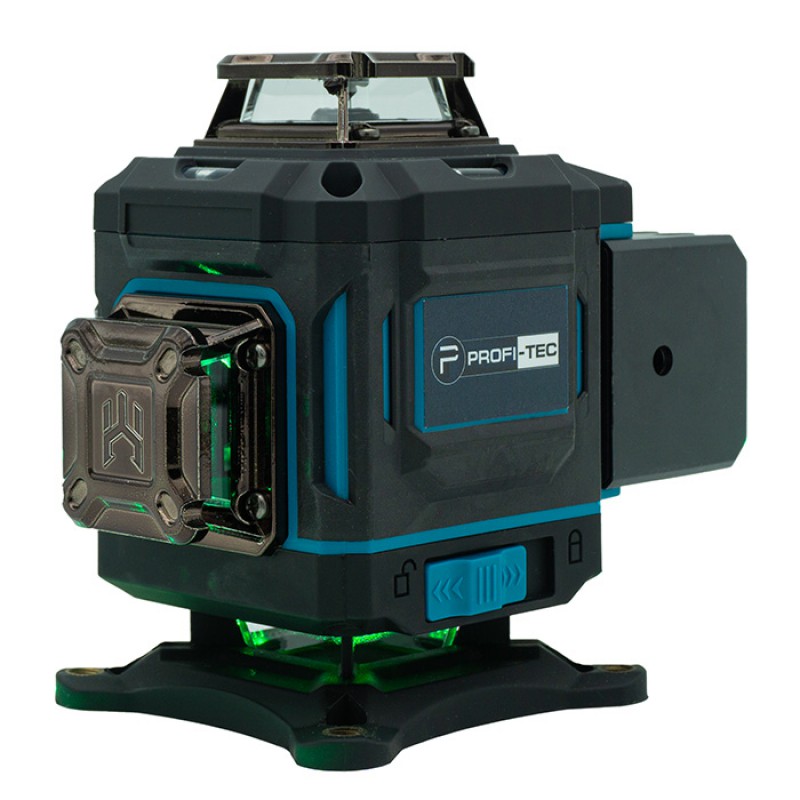 Лазерный нивелир PROFI-TEC PGL 4D 1640 (40 м, 16 линий, зеленый луч)