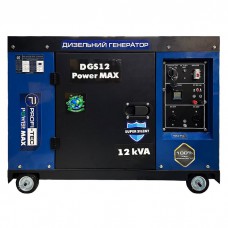 Генератор дизельний PROFI-TEC DGS12 Power MAX 12кВА/9кВт, 220V