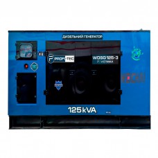 Генератор дизельний PROFI-TEC WDSG125-3 Power MAX (125 кВА/100 кВт, промисловий двигун WEICHAI, аналог BOLDUIN)