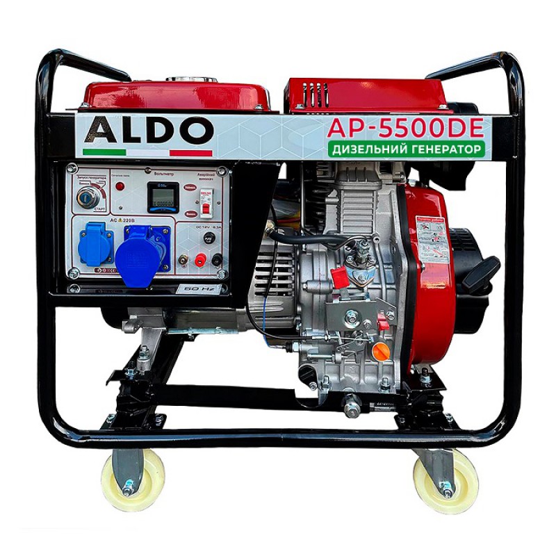Генератор дизельный ALDO AP-5500DE (5.0-5.5 кВт, электростартер)