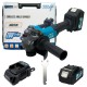 Аккумуляторная углошлифовальная машина (болгарка) PROFI-TEC DGA201BL POWERLine (2×PT2040EP (4.0 Ач), зарядное устройство)