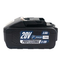 Аккумуляторная батарея PROFI-TEC PT2080EP POWERLine (20 В / 8.0 Ач, высокотоковая, с индикатором)