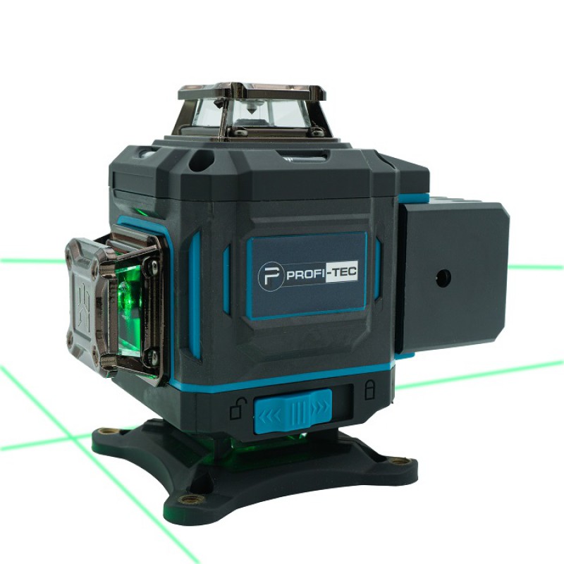Лазерный нивелир PROFI-TEC PGL 4D 1640 (40 м, 16 линий, зеленый луч)