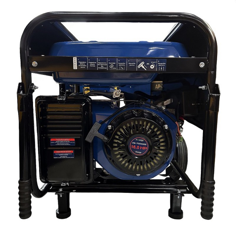 Генератор бензиновый PROFI-TEC PE-7000GE (7.0 кВт, электростартер)