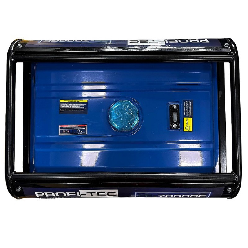 Генератор бензиновый PROFI-TEC PE-7000GE (7.0 кВт, электростартер)