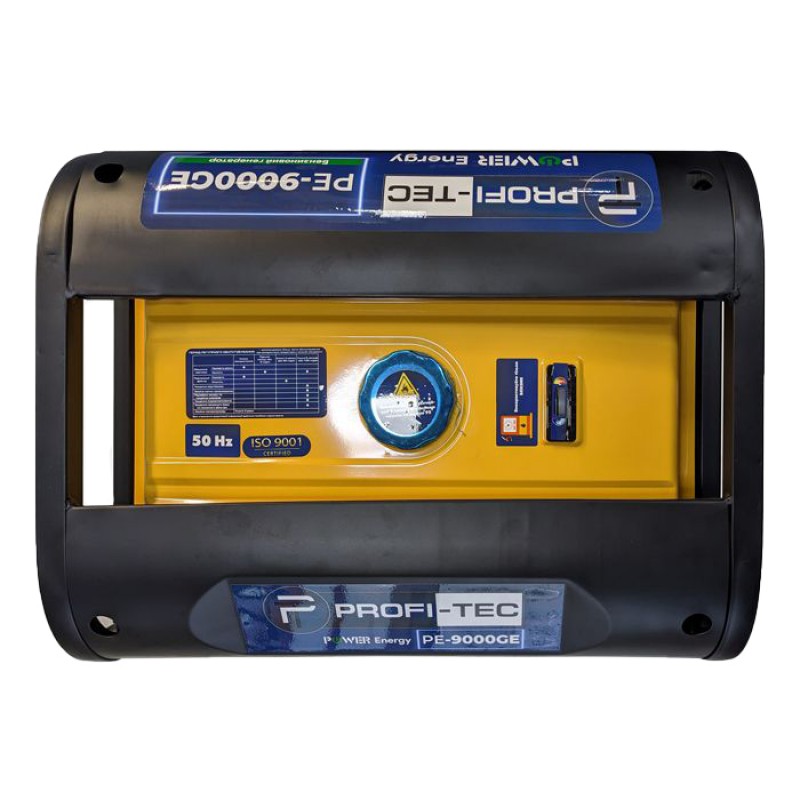 Генератор бензиновий PROFI-TEC PE-9000GE (8.0-8.5 кВт, електростартер)