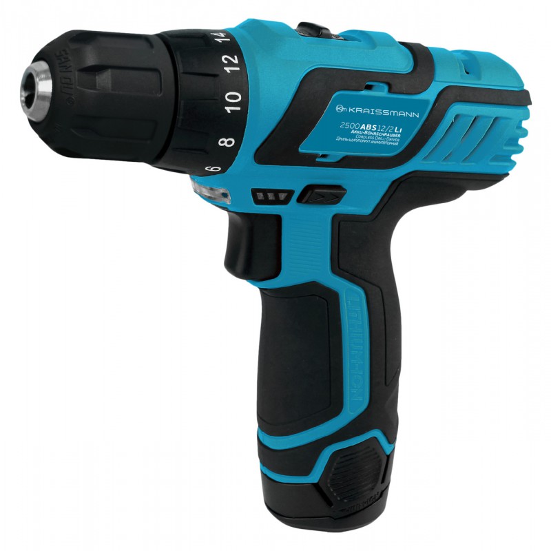 Шуруповерт акумуляторний Kraissmann 2500 ABS 12/2 LI