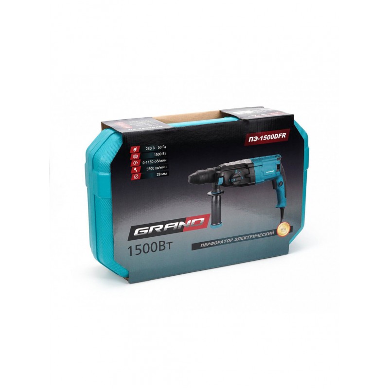 Перфоратор Grand ПЕ-1500 ДФР (28 Bosch)