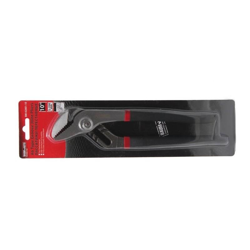 Пассатижи переставные с поджимной гайкой 10"-250мм BAUM AUTO BM-02001-10