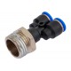 Фитинг Y-образный для пластиковых трубок 6мм с наружной резьбой 1/2" ROCKFORCE RF-SPX06-04