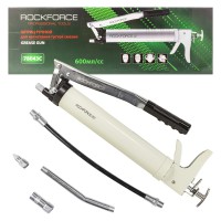 Шприц ручной для нагнетания густой смазки 600мл Rockforce RF-78043C