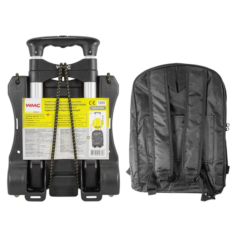 Тележка ручная складная г/п 40кг WMC TOOLS WT-1009(тележка)