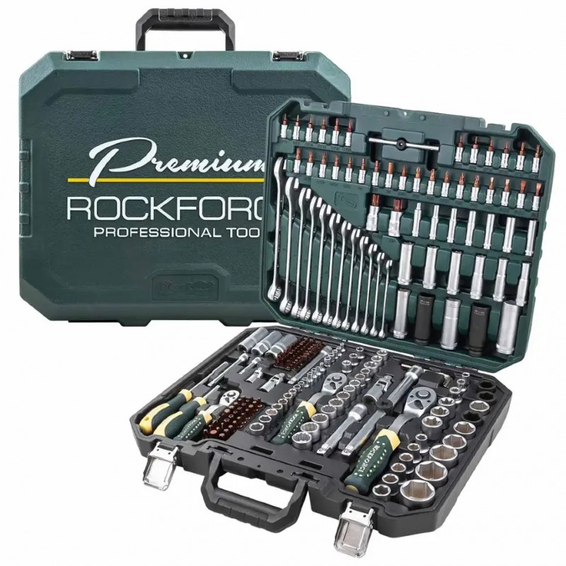 Набор инструментов 216пр. 1/4" 3/8" 1/2" (6гр,12гр) Rockforce RF-38841 Premium