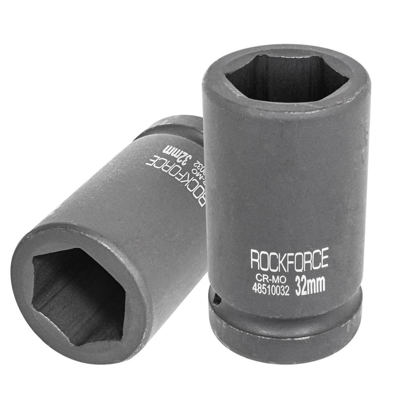 Головка ударная глубокая 17мм 1'' 6гр. Rockforce RF-48510017
