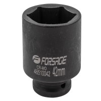 Головка ударна глибока 42мм 3/4" 6гр. Forsage F-46510042