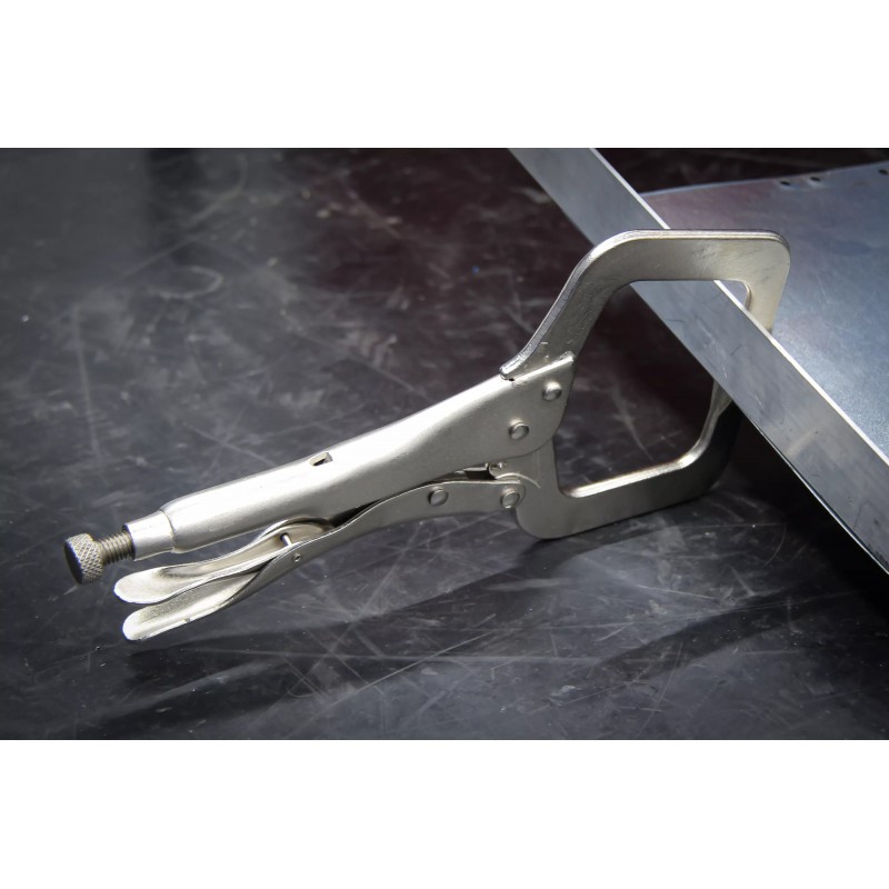 Затискач гейферний С-подібний 6"-150мм Forsage F-66006