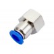 Фитинг для пластиковых трубок 8мм с внутренней резьбой 3/8" ROCKFORCE RF-SPCF08-03