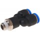 Фитинг Y-образный для пластиковых трубок 10мм с наружной резьбой 1/4" ROCKFORCE RF-SPX10-02