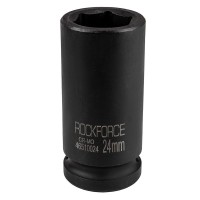 Головка ударная глубокая 24мм (6гр),3/4" ROCKFORCE RF-46510024