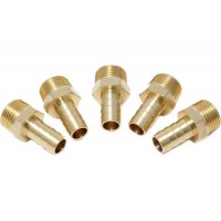 Пepexoдник 1/2" нa шлaнг 16мм, к-т 5шт. Forsage F-MH08/10K