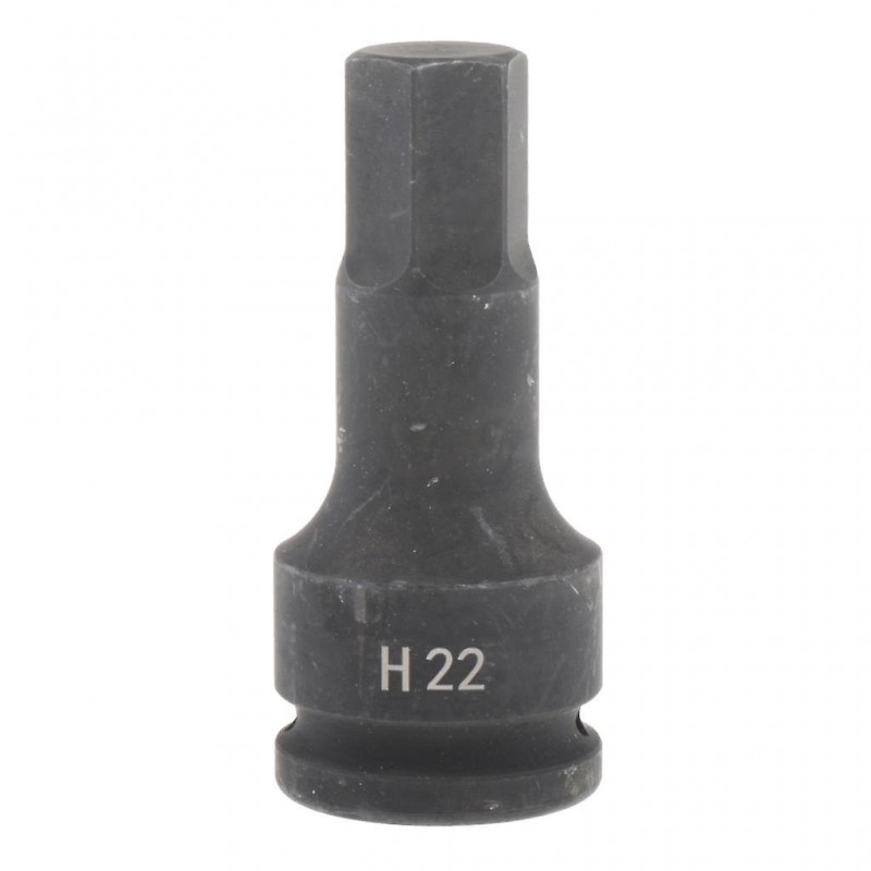 Головка-бита ударная 6-гранная 22мм, 3/4" FORCEKRAFT FK-26410022MPB