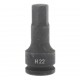 Головка-бита ударная 6-гранная 22мм, 3/4" FORCEKRAFT FK-26410022MPB