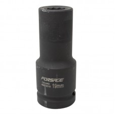 Головка ударная глубокая 19мм 3/4" 12гр. Forsage F-46810019