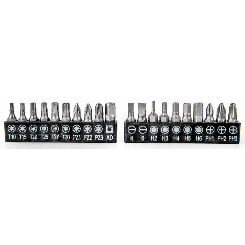 Набор инструментов 65 предметов 1/4''3/8''(6гр.)(4-24мм) FORCEKRAFT FK-3651