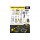 Набор инструментов 65 предметов 1/4''3/8''(6гр.)(4-24мм) FORCEKRAFT FK-3651