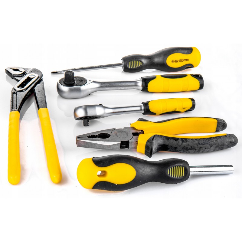 Набор инструментов 65 предметов 1/4''3/8''(6гр.)(4-24мм) FORCEKRAFT FK-3651