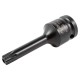 Головка-бита TORX ударная TH50 с отверстием, 1/2'' F-24607850T