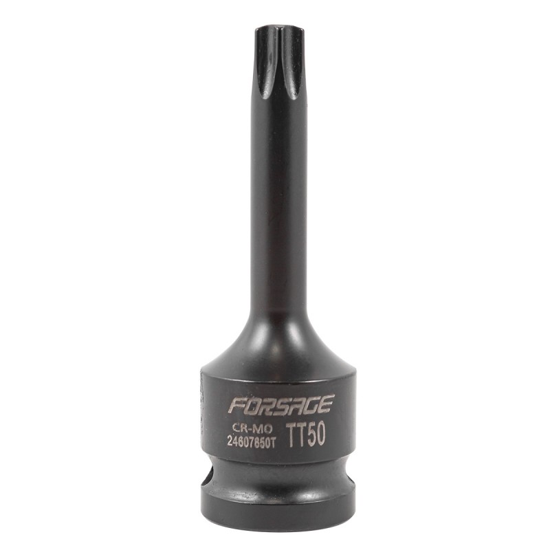 Головка-бита TORX ударная TH50 с отверстием, 1/2'' F-24607850T