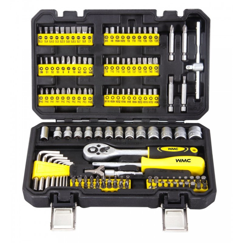 Набор инструментов 130пр. 1/4'' WMC TOOLS 20130