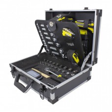 Набір інструментів 91ін. 1/4''3/8''(6гр)(4.5-19мм), в алюм. валізи WMC TOOLS WT-1091