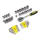 Набір інструментів 128ін. 1/4''3/8''(6гр)(4-21мм) WT-30128 NEW