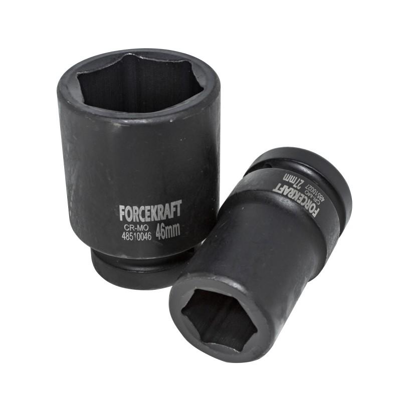 Головка ударная глубокая 32мм 6гр. 1'' FORCEKRAFT FK-48510032