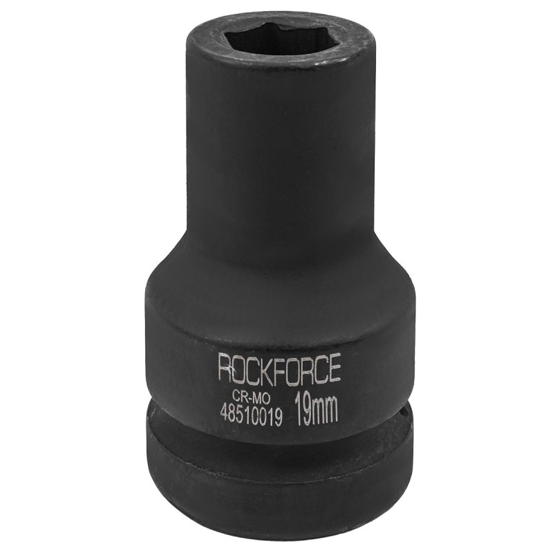 Головка ударная глубокая 19мм 1'' 6гр. RockFORCE RF-48510019